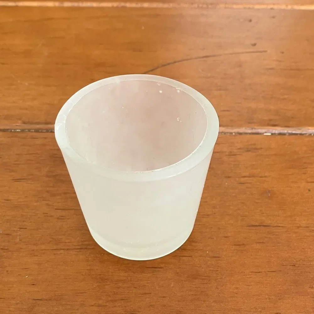 Frosted Votive Candle